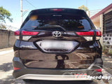 Toyota Rush matte black cover set without side mirror cover