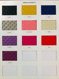Seat cover materials and swatches